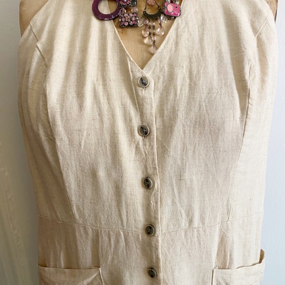 Urban Outfitters NWT lightweight halter jumpsuit size M - Picture 2 of 6